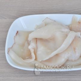 Gavēņa galda noformējums - kalmāru salāti Kā pagatavot gavēņa salātus no saldētiem kalmāriem