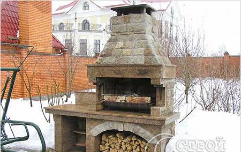 How to make a brazier out of stone with decorative materials Brazier from natural stone